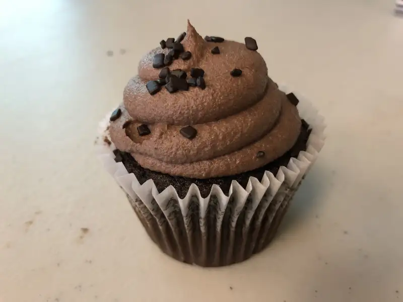 Cobertura de chocolate com creme