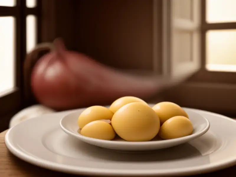 Folhas de mostarda com ovos e tomate
