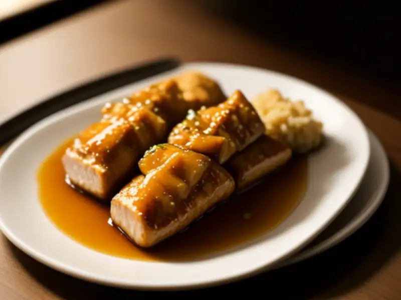 Frango grelhado filipino com marinada de shoyu e mel