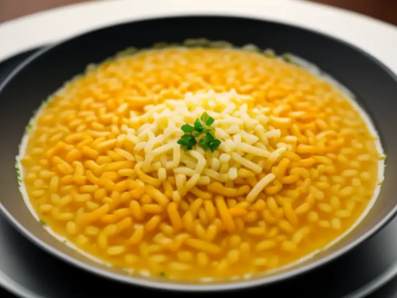 Macarrão instantâneo coreano com queijo