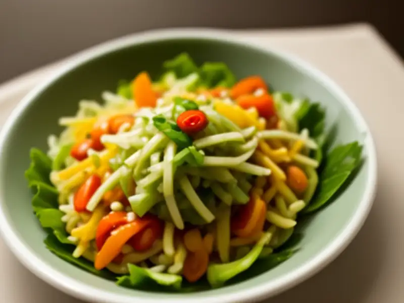 Som tam, salada tailandesa de mamão verde