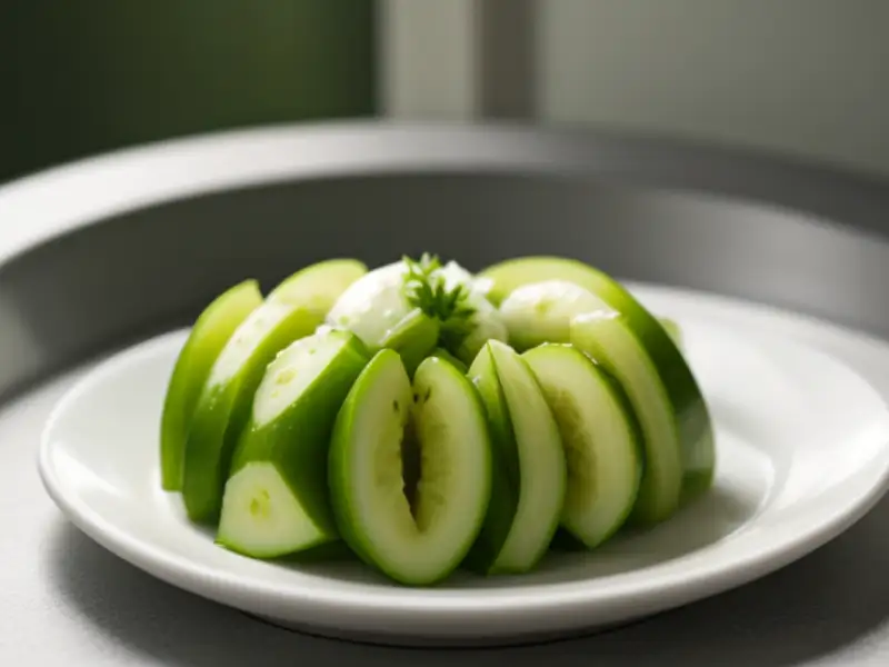 Tzatziki caseiro de pepino e endro