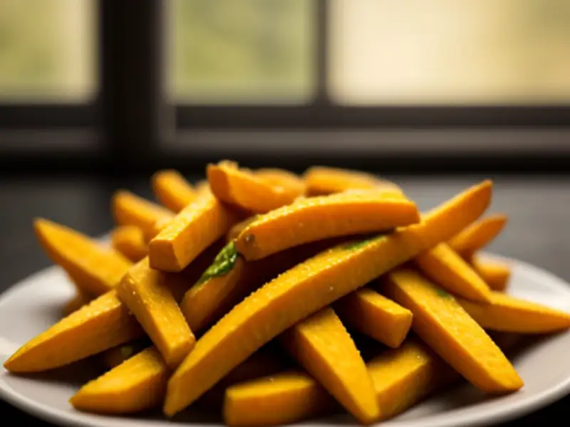 Urulakizhangu fry, batatas na frigideira com cúrcuma e pimenta